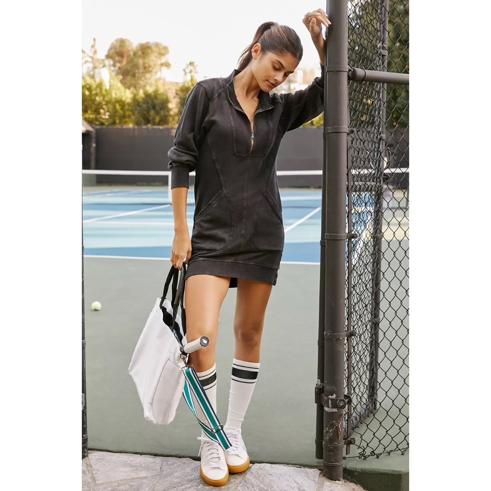Daily Practice by Anthropologie Meru Sweatshirt Mini Dress